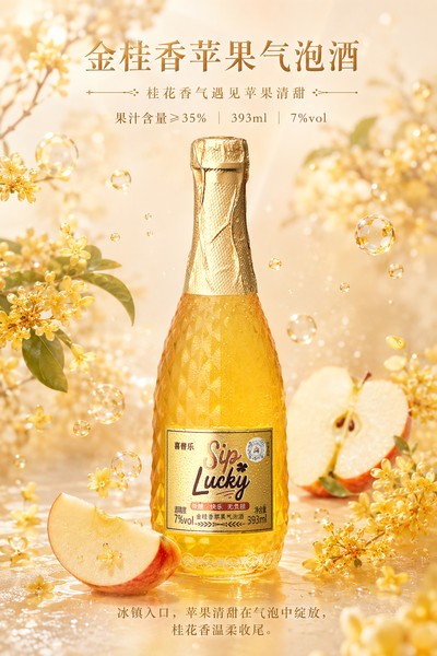 金桂香苹果气泡酒